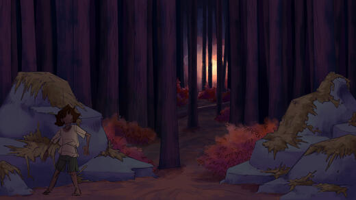 deviated path